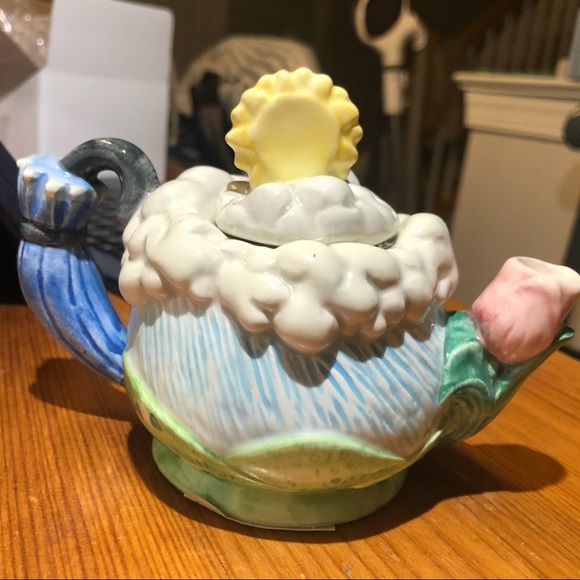 Cranbury Square Papel Giftware Mini Teapot April - Picture 2 of 4